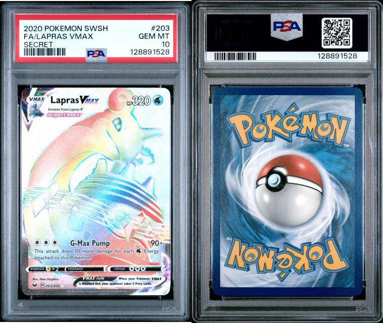 Unique image for Lapras VMAX (Rainbow Rare) - 203/202