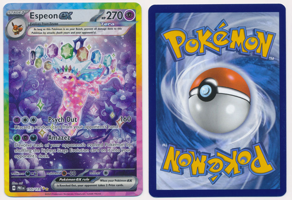 Unique image for Espeon ex (Alt Full Art) - 155/131