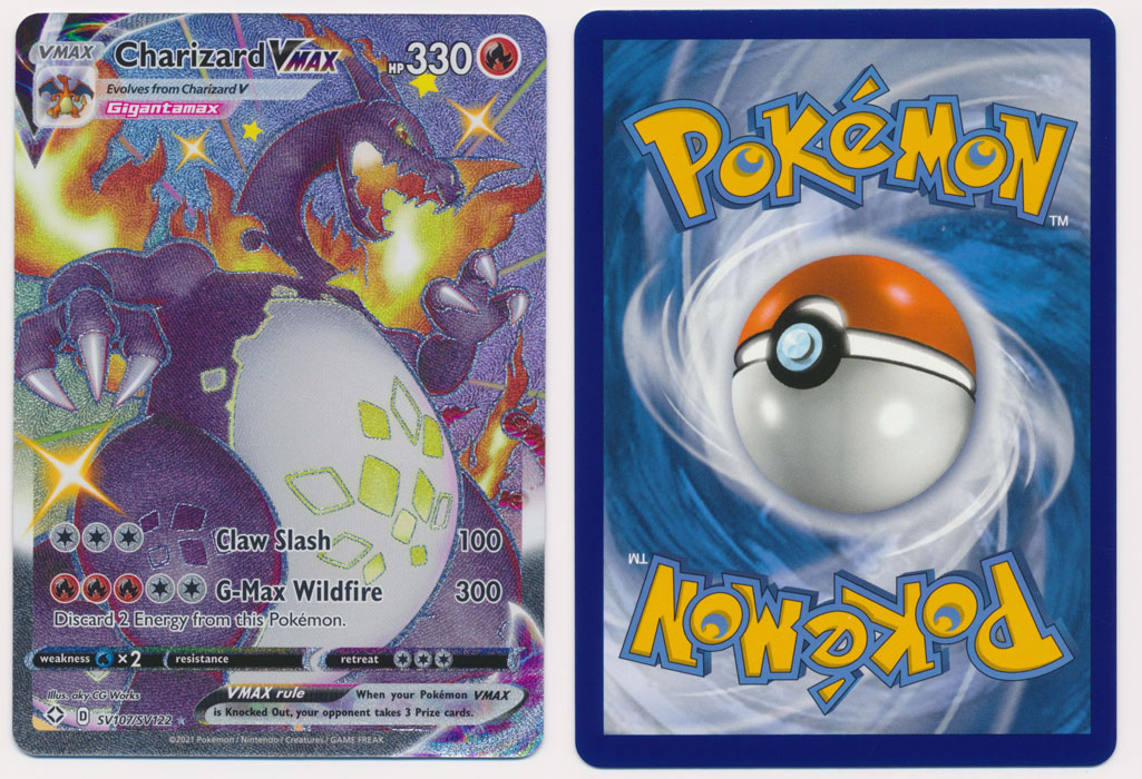 Unique image for Charizard VMAX (Shiny) - SV107/SV122