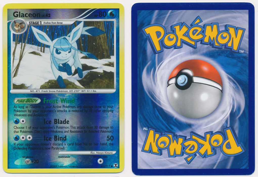 Unique image for Glaceon - 41/111 (Reverse Foil)