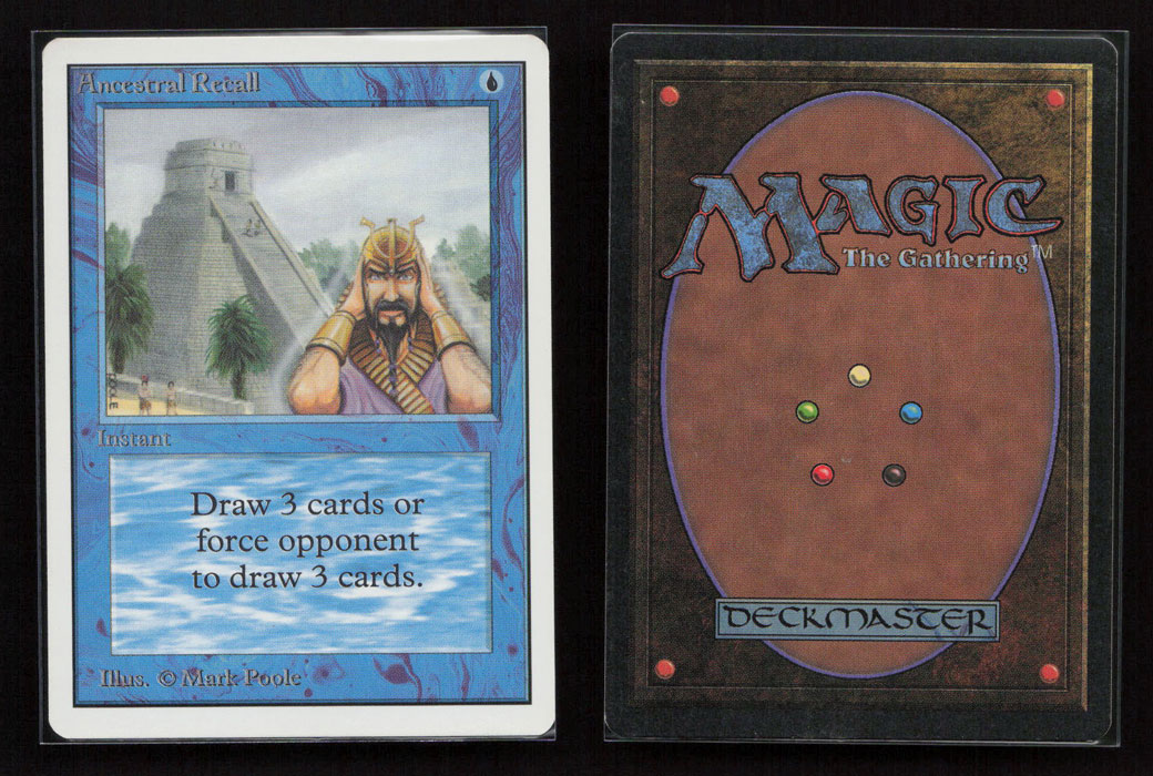 Unique image for Ancestral Recall