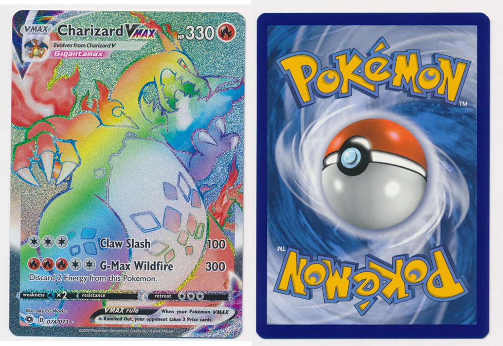 Unique image for Charizard VMAX (Rainbow Rare) - 074/073