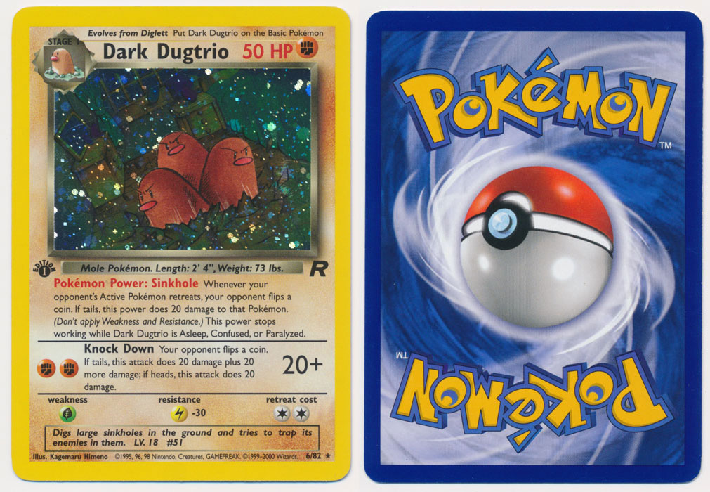 Unique image for Dark Dugtrio - 6/82