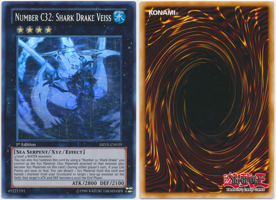 Number C32: Shark Drake Veiss (Ghost Rare)