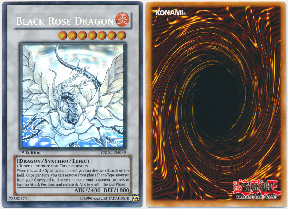 Unique image for Black Rose Dragon (Ghost Rare)