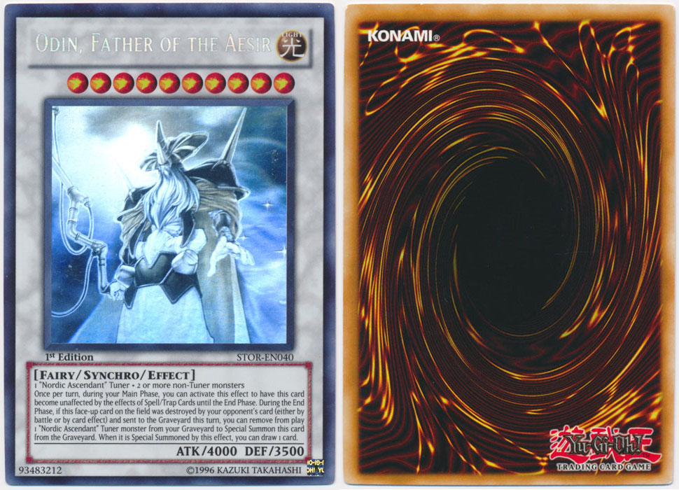遊戯王　odin father of the aesir Yugioh OCG TCG Odin, Father of the Aesir STOR-JP040 Ultimate