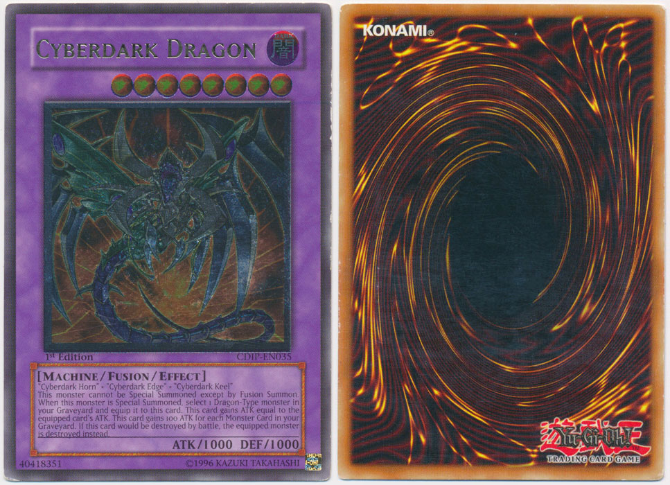 Unique image for Cyberdark Dragon (Ultimate Rare)