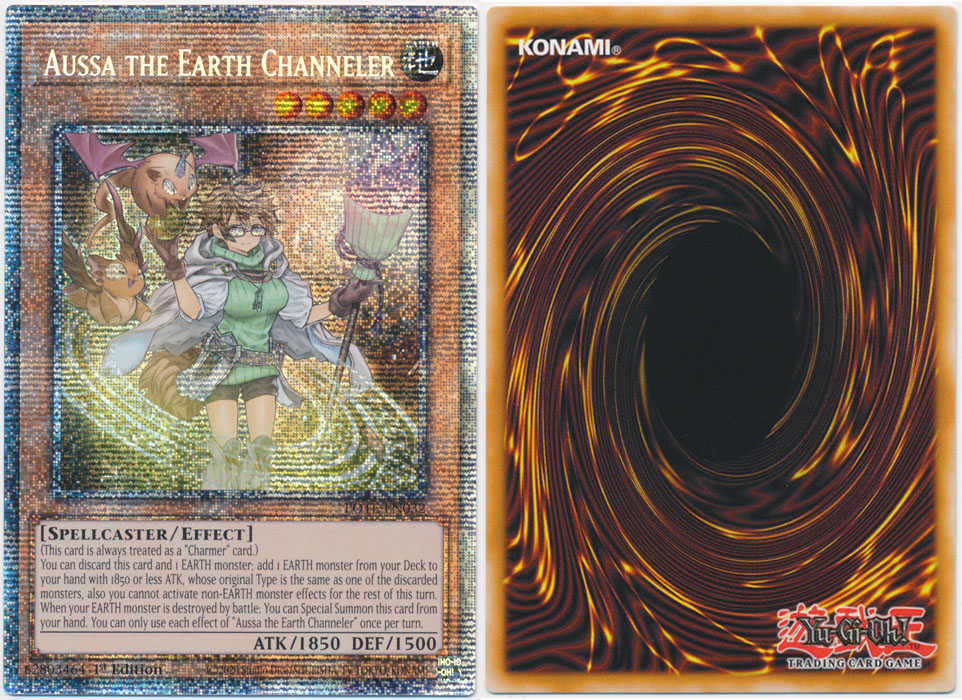 Aussa la Canalisatrice de Terre - POTE-FR032 (V.2 - Starlight Rare) - Carte Yu-Gi-Oh! main image 0
