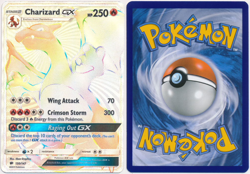 Unique image for Charizard-GX (Rainbow Rare) - 150/147