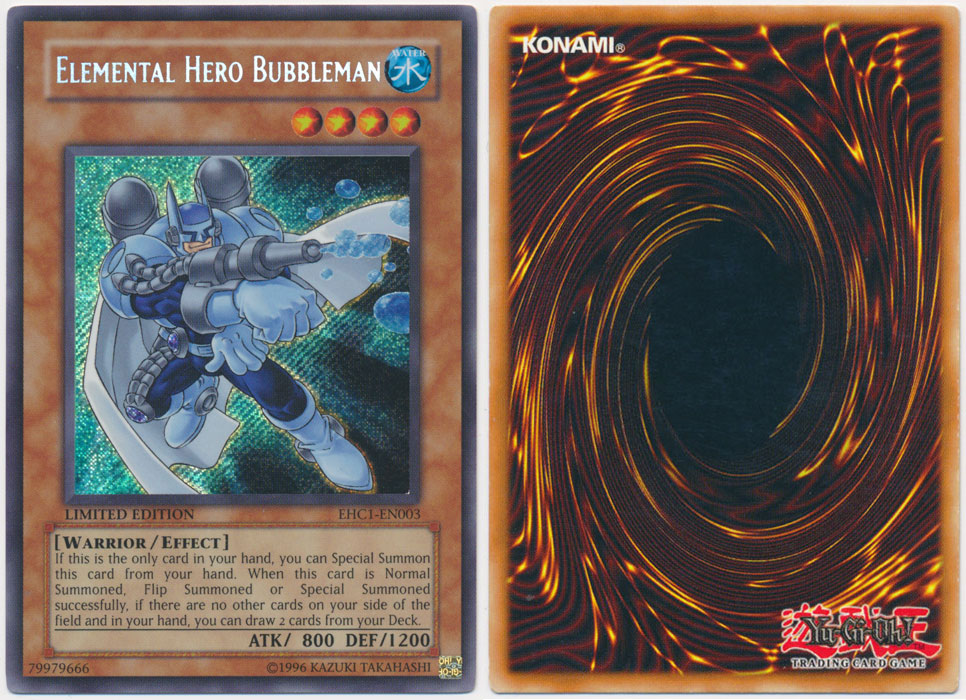 Unique image for Elemental Hero Bubbleman