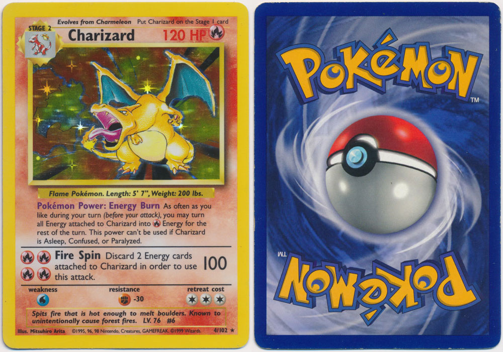 Charizard (4/102), Busca de Cards