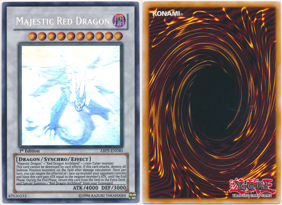 Unique image for Majestic Red Dragon (Ghost Rare)