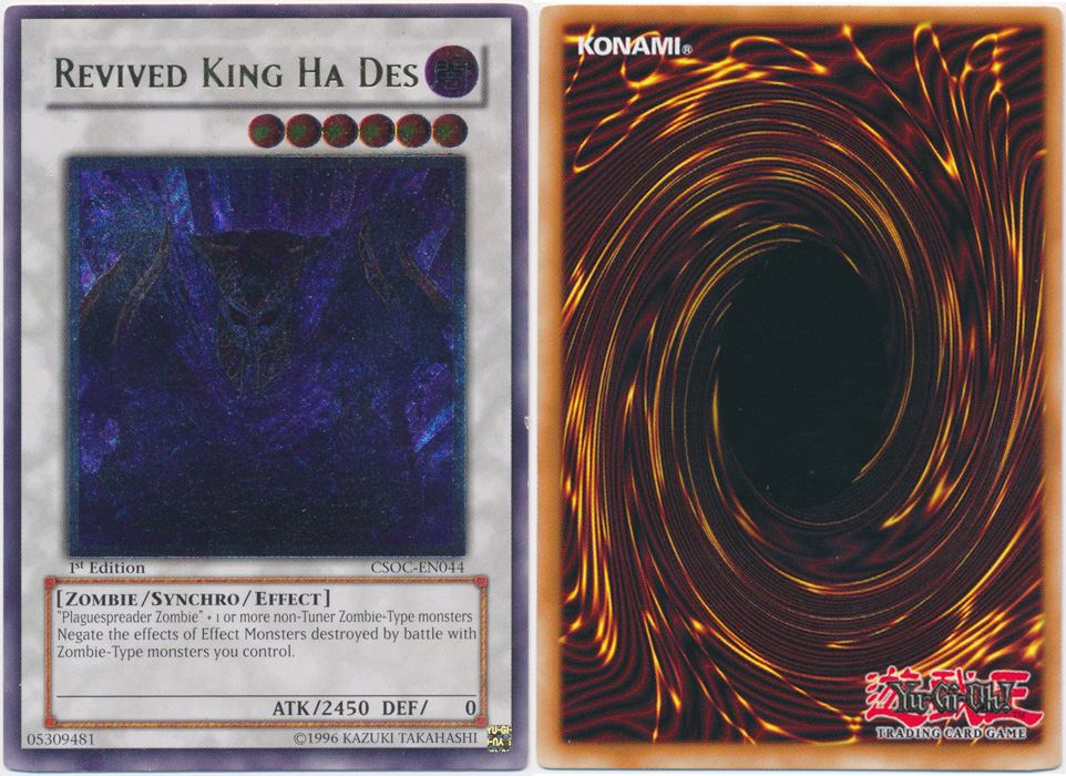 Unique image for Revived King Ha Des (Ultimate Rare)