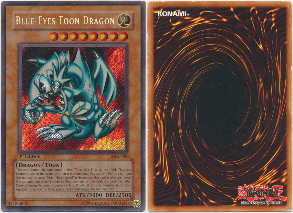 Unique image for Blue-Eyes Toon Dragon