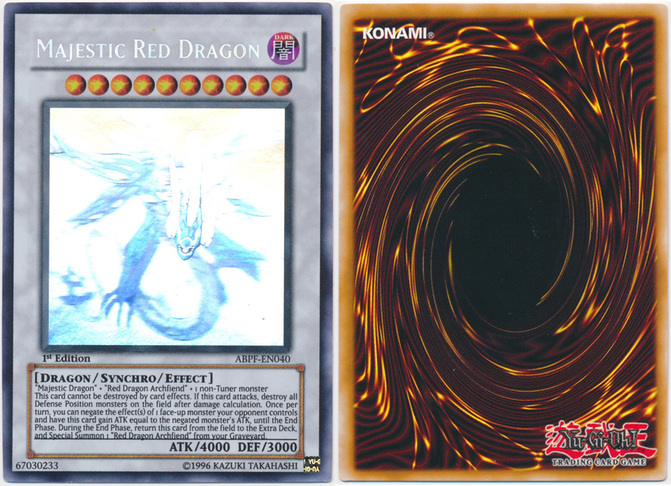 Unique image for Majestic Red Dragon (Ghost Rare)