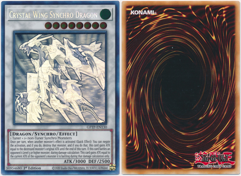 Unique image for Crystal Wing Synchro Dragon