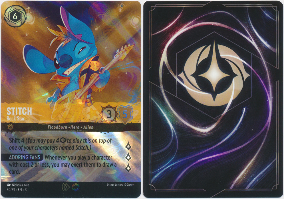 Unique image for Stitch - Rock Star