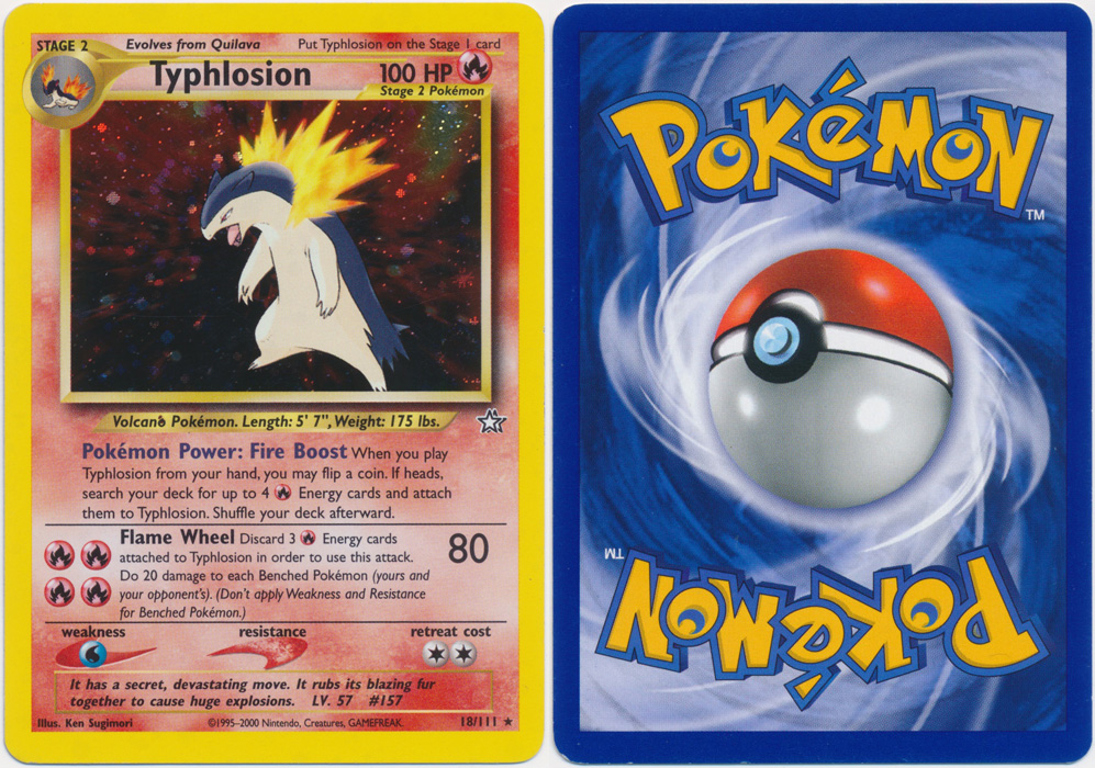 Unique image for Typhlosion - 18/111