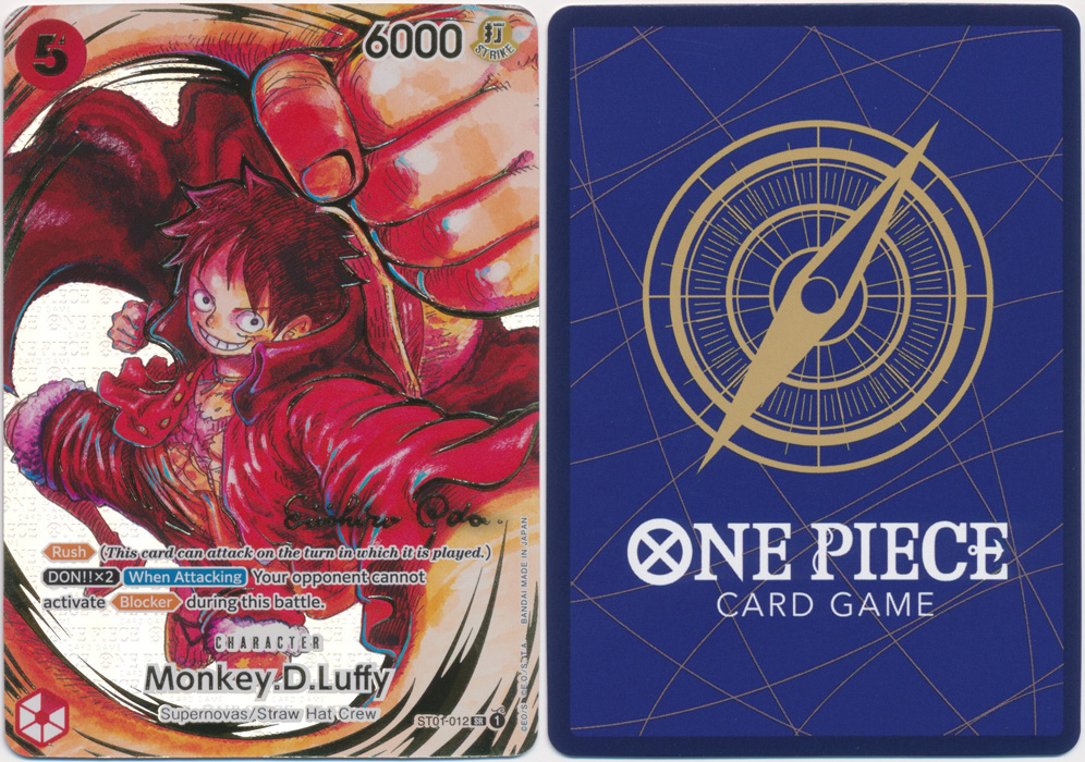 Unique image for Monkey.D.Luffy (012) (Alternate Art) (Gold-Stamped Signature)