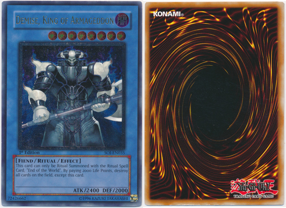 Demise, King of Armageddon (Ultimate Rare) Demise, King of Armageddon (Ultimate Rare)