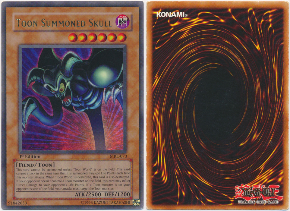 Unique image for Toon Summoned Skull