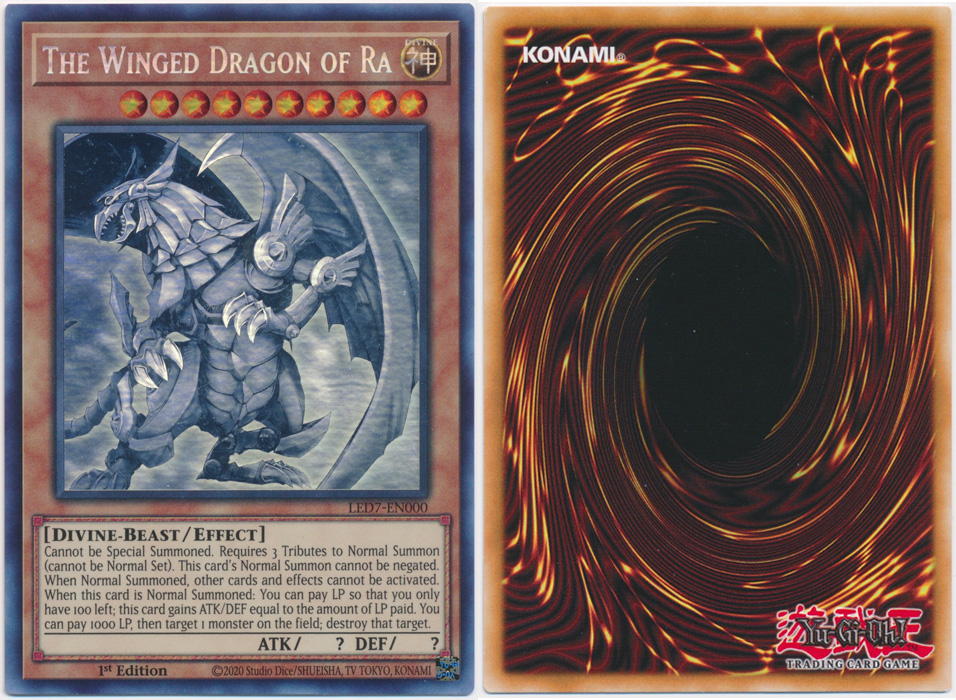The Winged Dragon of Ra (Ghost Rare) The Winged Dragon of Ra (Ghost Rare)
