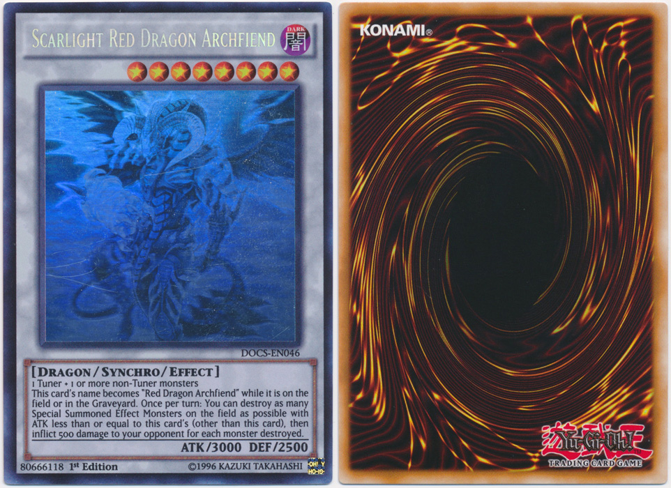 Unique image for Scarlight Red Dragon Archfiend (Ghost Rare)