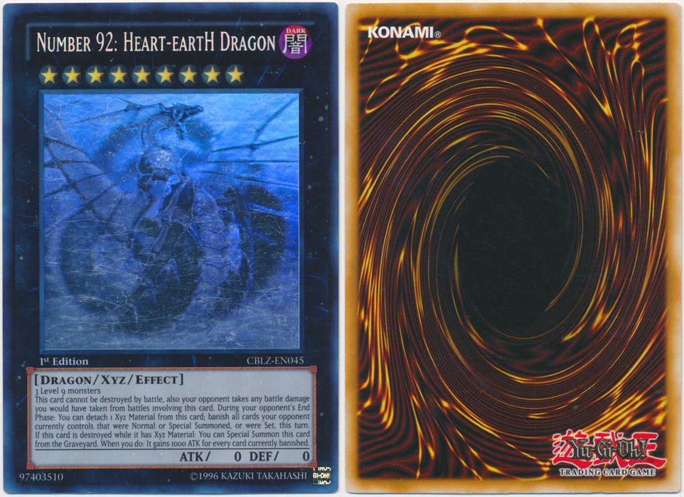 Unique image for Number 92: Heart-eartH Dragon (Ghost Rare)