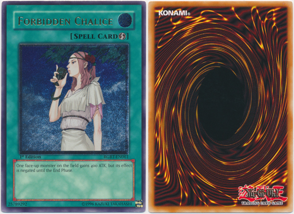 Unique image for Forbidden Chalice (Ultimate Rare)