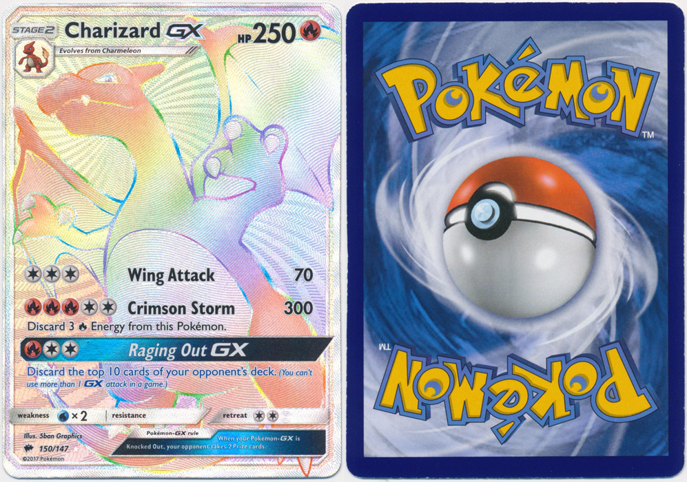 Unique image for Charizard-GX (Rainbow Rare) - 150/147