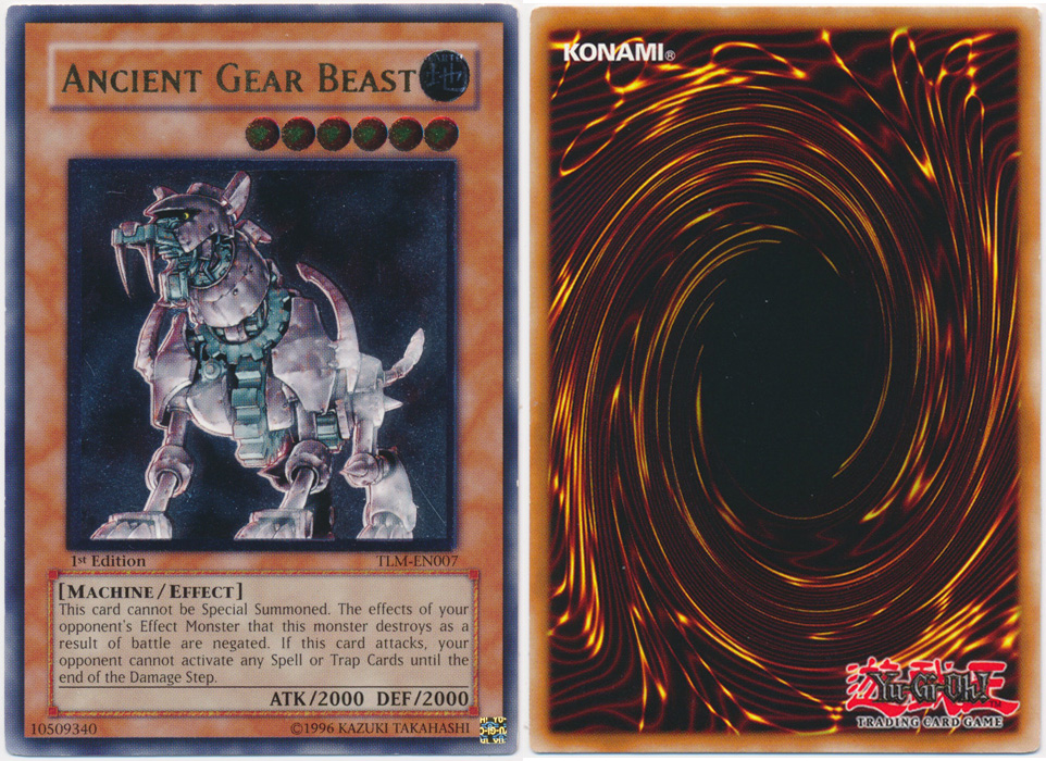 Unique image for Ancient Gear Beast (Ultimate Rare)