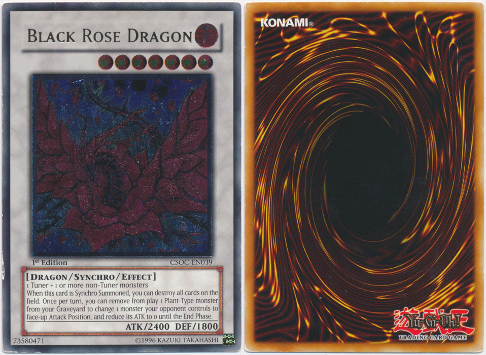 Unique image for Black Rose Dragon (Ultimate Rare)