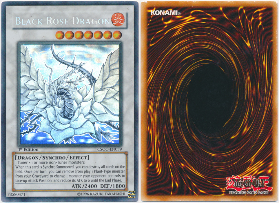 Unique image for Black Rose Dragon (Ghost Rare)