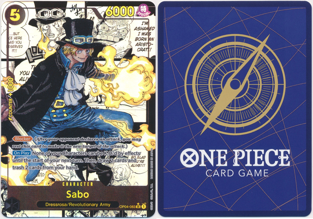 Unique image for Sabo (Parallel) (Alternate Art) (Manga)