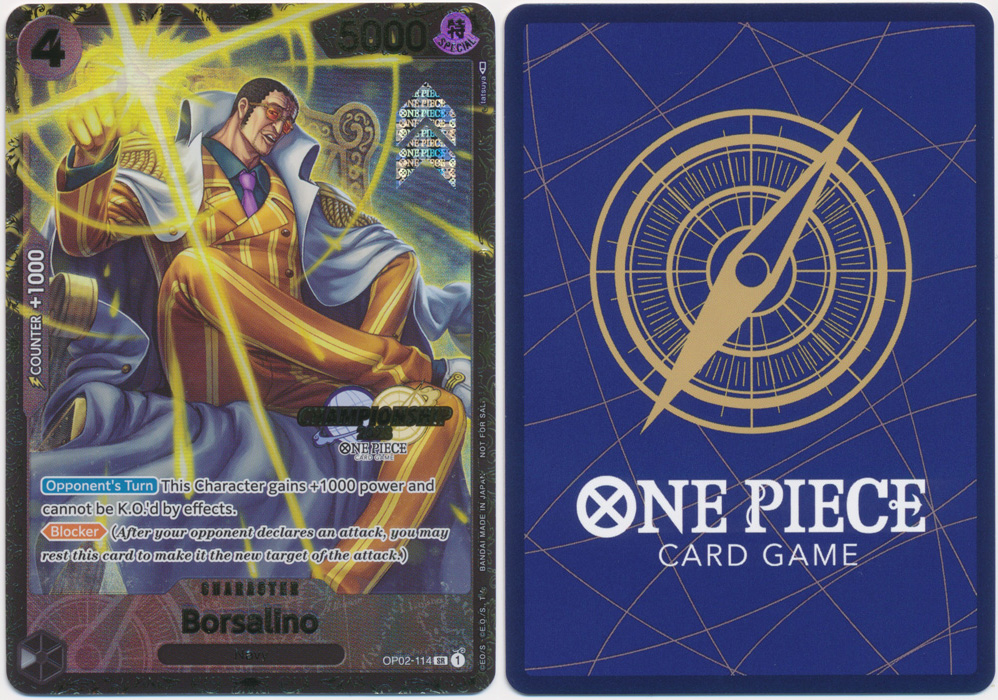Unique image for Borsalino (Gold in Border) (Championship 2023)