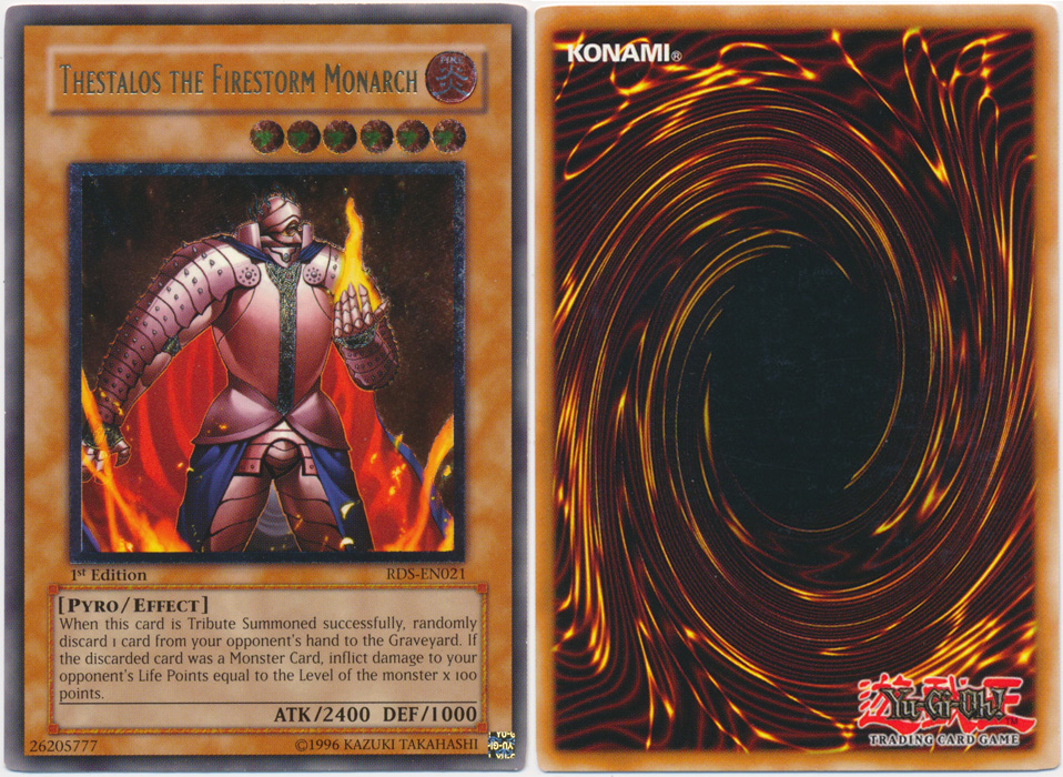 Unique image for Thestalos the Firestorm Monarch (Ultimate Rare)