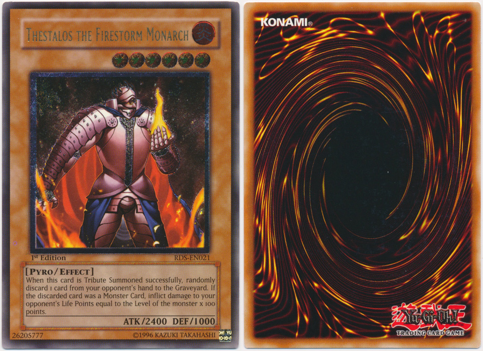 Unique image for Thestalos the Firestorm Monarch (Ultimate Rare)