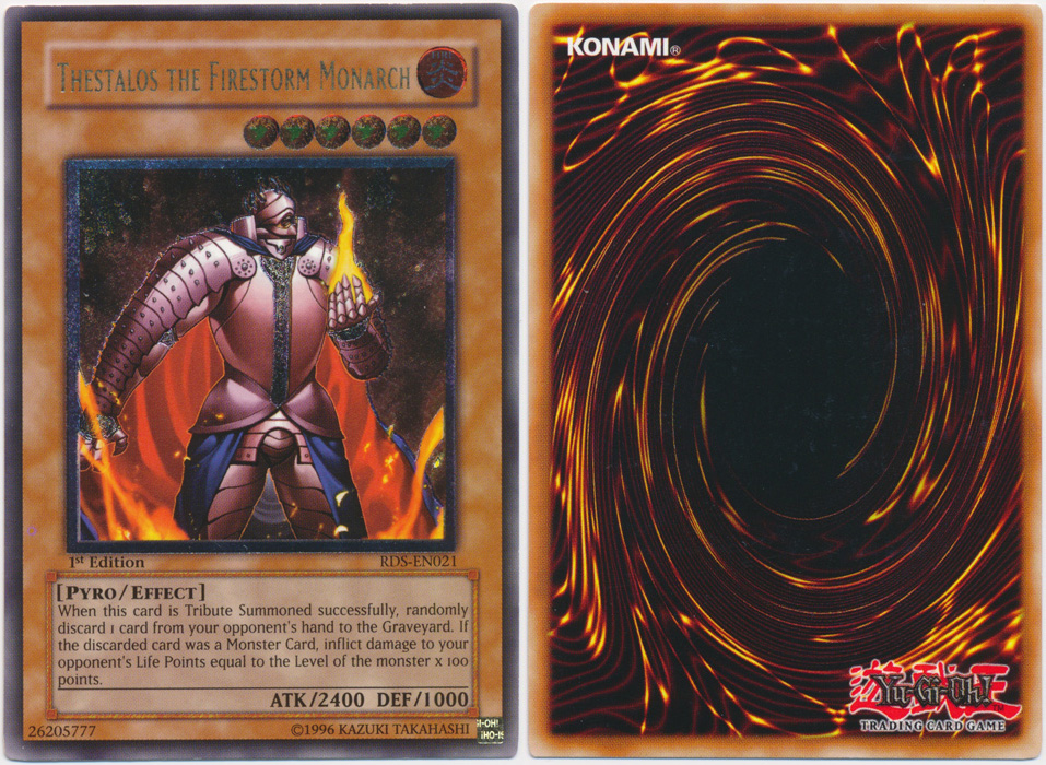Unique image for Thestalos the Firestorm Monarch (Ultimate Rare)