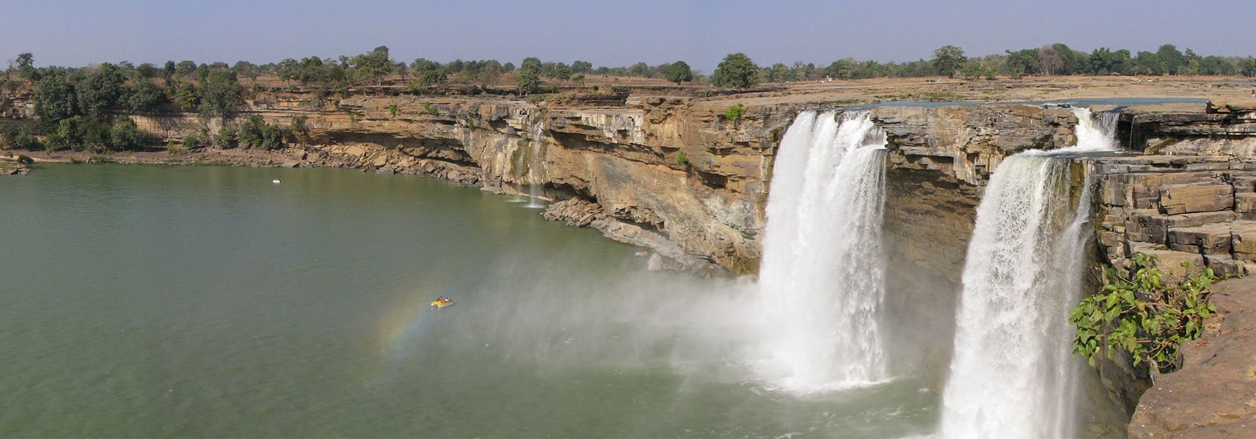 A view of Chitrakot Falls in Jagdalpur. (Vinay Nihal, licensed under CC BY-SA 3.0) A view of Chitrakot Falls in Jagdalpur. (Vinay Nihal, licensed under CC BY-SA 3.0)