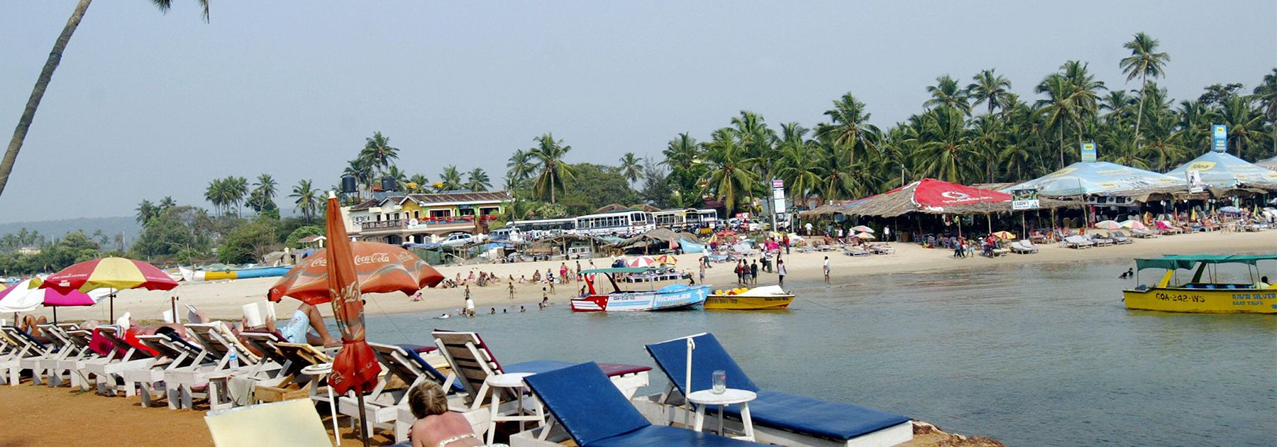 Tourists relax on sunbeds at Baga beach in Goa. (SAJJAD HUSSAIN/AFP/Getty Images) Tourists relax on sunbeds at Baga beach in Goa. (SAJJAD HUSSAIN/AFP/Getty Images)