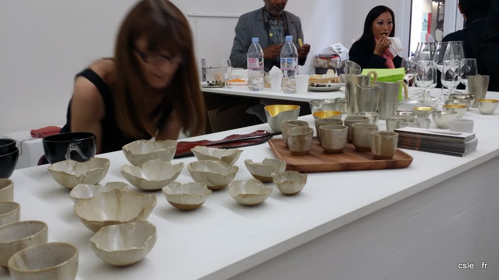 coupe et verre àsaké