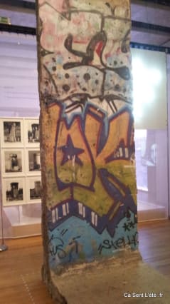 bout du mur de Berlin taggué - MUCEM MUCEM