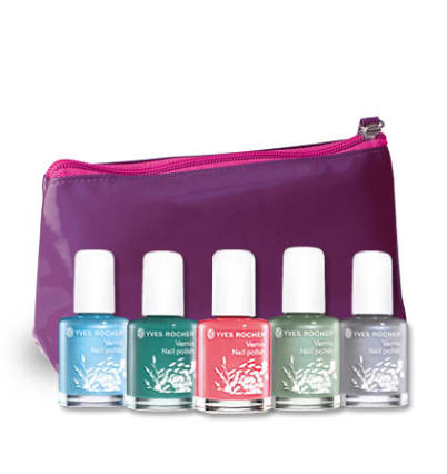 assortiment de vernis yves rocher