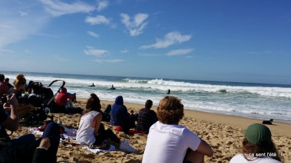 plage compétition surf quik pro france 2015