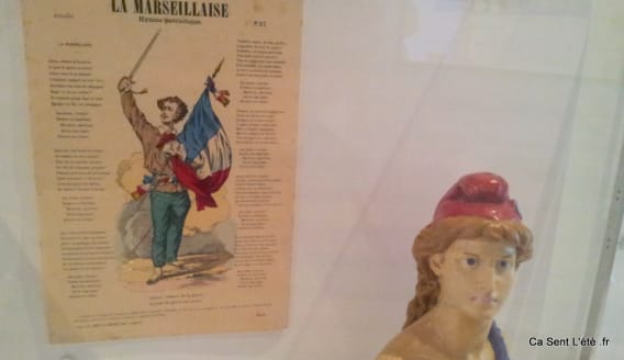Marianne et hymne français La marseillaise MUCEM