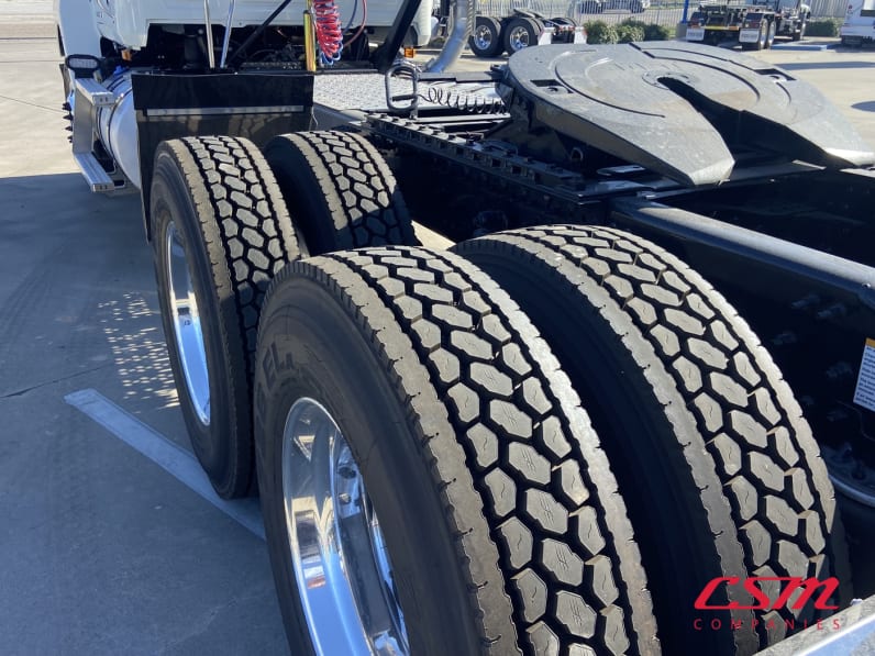 Driver side rear frame and tire tread for this 2025 Mack Pinnacle PI64 (Stock number: SM017533)