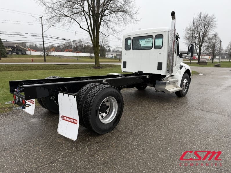 Exterior rear passenger side for this 2025 Kenworth T280 (Stock number: SM153865)Weeee