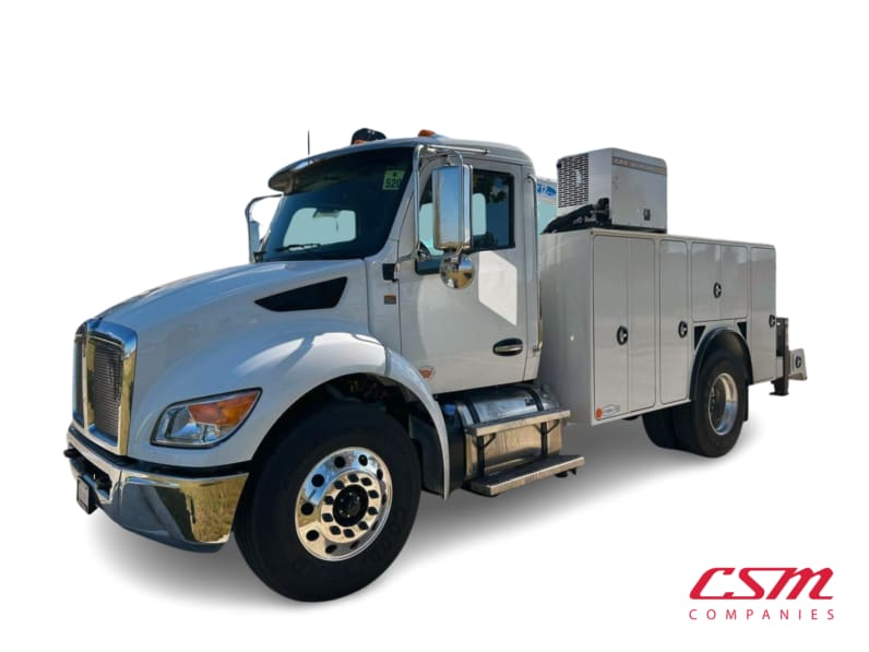 Featured image with white background for this 2025 Kenworth T280 (Stock number: SM154493)