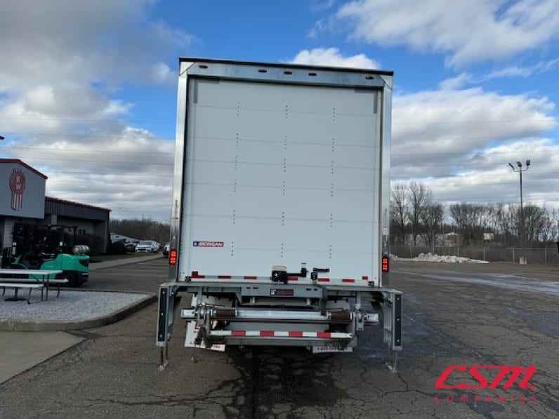 Exterior full rear view for this 2025 Kenworth T280 (Stock number: SM169863)Weeee