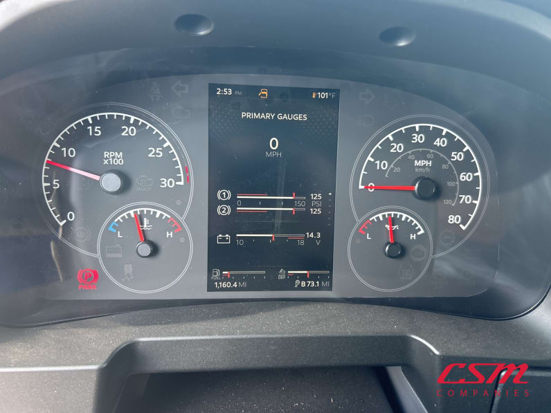 Mileage for this 2025 Kenworth T480 (Stock number: SM177607)Weeee